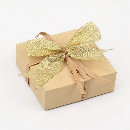 Tenn Well - Cinta de papel de embalaje, 1/4 pulgadas por 218 yardas de rafia natural para manualidades, envoltura de regalos, decoración de bricolaje (kraft)