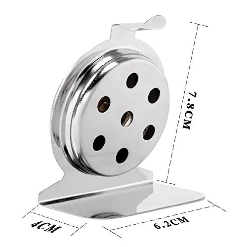 Termómetro para horno en horno, parrilla, cocinero y ahumador, termómetro de lectura instantánea de acero inoxidable, termómetro de cocina para barbacoa (1 unidad)