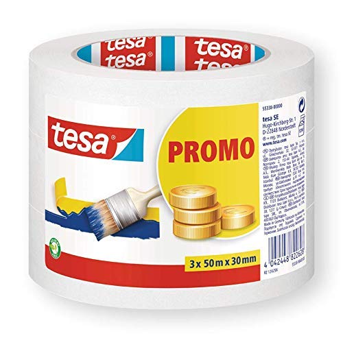 Tesa 55338-00000-06 ecoLogo - Cintas adhesivas para pintar (3 unidades)