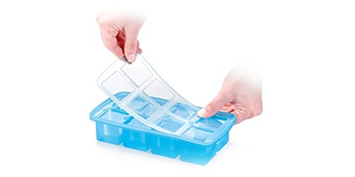 Tescoma Molde para Cubitos De Hielo Mydrink, Cubos XXL, Silicona, Azul