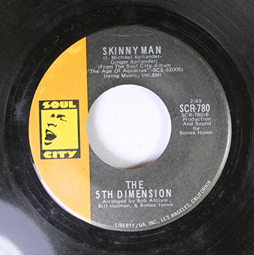 The Fifth Dimension 45 RPM Skinny Man / Blowing Away