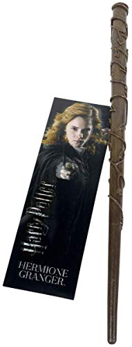 The Noble Collection Hermione Granger PVC Wand and Prismatic Bookmark