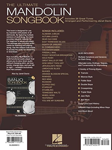 The Ultimate Mandolin Songbook (Book/Online Audio) (Book & CD)