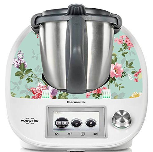 thermodernizate- Vinilos Thermomix TM5 Flores Vintage