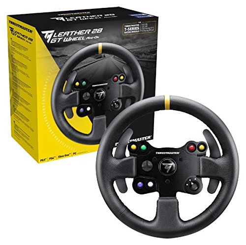 Thrustmaster TM Leather 28GT Wheel Add-on - Volante para T300, TX 458, T500 y TS-PC Racer