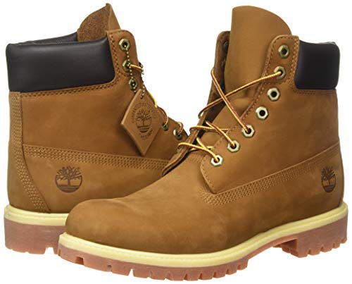 Timberland 6-Inch Premium Boot, Botas para Hombre, Marrón (Rust Nubuck), 42 EU