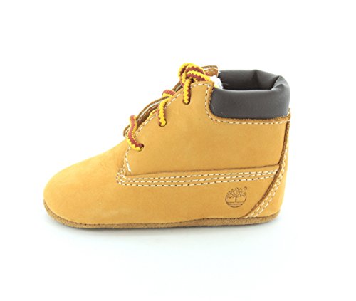 Timberland - Patucos y casquillo para bebés, Multicolor (Amarillo/ Blanco), 17