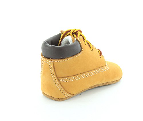 Timberland - Patucos y casquillo para bebés, Multicolor (Amarillo/ Blanco), 17