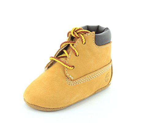 Timberland - Patucos y casquillo para bebés, Multicolor (Amarillo/ Blanco), 17