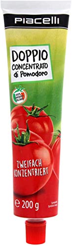 Tomate Concentrado Tubo 200gr (6 tubos de 200gr, 1,2 kilos tomate concentrado) Doppio