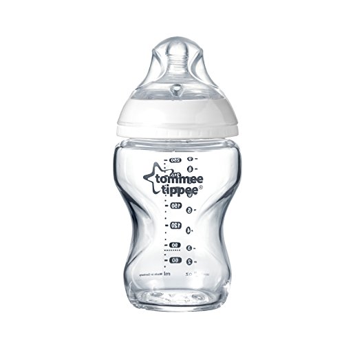 Tommee Tippee Biberón de vidrio, 250 ml