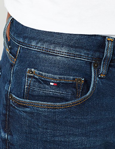 Tommy Hilfiger Hombre CORE DENTON STRAIGHT JEAN Jeans, Azul (New Dark Stone 919), W33/L34