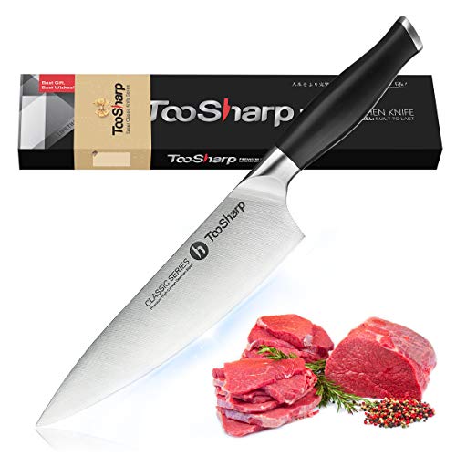 TooSharp Cuchillo de Chef/Serie Cocina Clásica Confort/Cuchillos de Acero Inoxidable Alto en Carbono X50CrMoV15-8" (200mm)