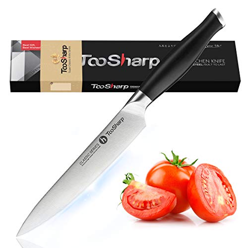 TooSharp Cuchillo multiusos – Serie Comfort-Pro – Cuchillos de acero inoxidable alto en carbono X50CrMOV15 >> 6" (152mm)