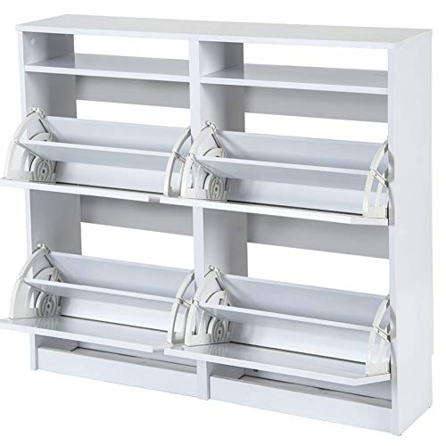 TOP KIT | Mueble Zapatero Tamesis 54AB - 107.5 x 96 x 25 | Blanco