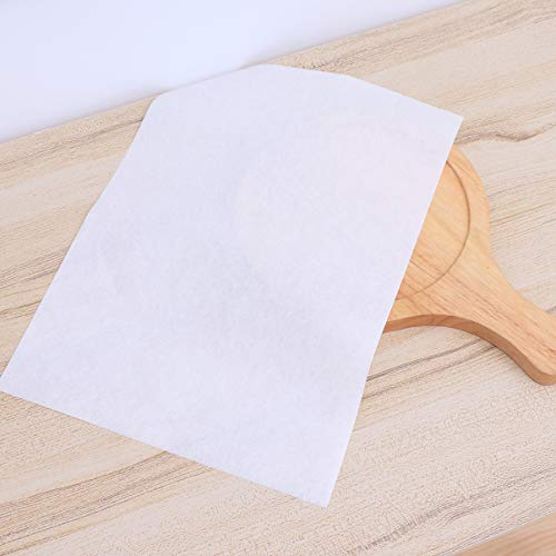 TOPBATHY - 100 hojas de papel de pergamino a prueba de aceite desechables, laminación antigrasa, antiadherente, para cestas, papel para hornear, 26 x 30 cm