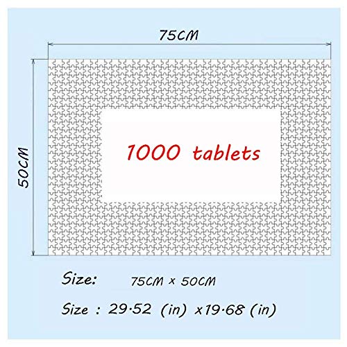 TOPJPG Puzzle 1000 Piece Madera Jigsaw Regalos Tablero Mesa Siete Pecados Capitales Juegos Interactivos Familiares, Classic Rompecabezas de Juguete