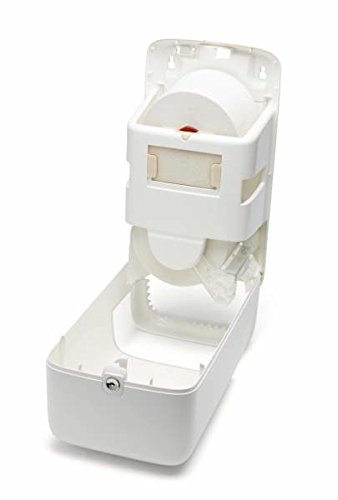 Tork 557500 Dispensador de doble rollo de papel higiénico de tamaño mediano Elevation / Sistema T6 / Blanco