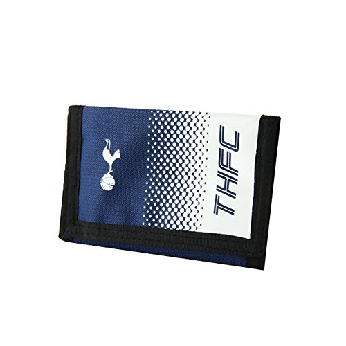 Tottenham Hotspur FC Official - Cartera con escudo, colores en degradado y cierre adhesivo (Talla Única) (Azul marino/Blanco)