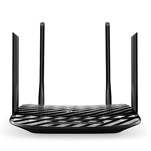 TP-Link Archer C6 - AC1200 Router inalámbrico Gigabit, WiFi MU-MIMO de Banda Dual, Modo Multi, 4 Antenas, 4 Puertos LAN de 1000/100/10 Mbps, 1 Puerto WAN de 1000/100/10 Mbps