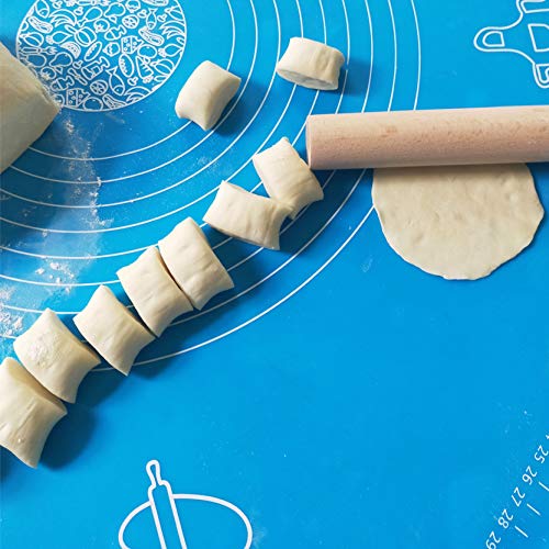 TQmate Tapete Silicona Amasar, Estera para Hornear de Silicona de Masa de Pizza de Pastelería, Silicone Baking Bakeware Cooking Mat（64*45cm）