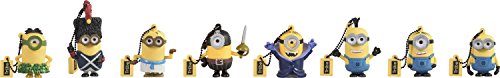 Tribe Los Minions Despicable Me Minion Au Naturel - Memoria USB 2.0 de 16 GB Pendrive Flash Drive de Goma con Llavero