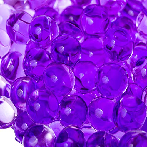 Trimming Shop 2500pcs Agua Bolas para Planta Jarrón Relleno,Decoración,Centros - Pack de 2500, Purple