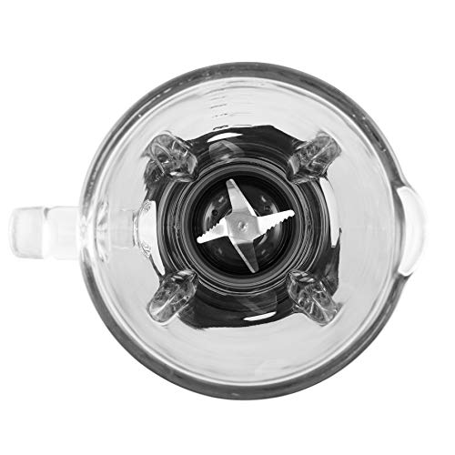 Tristar BL-4471 - Batidora de vaso (2 velocidades) - Jarra de vidrio de 1.5 litros - 1000 vatios - Exterior de acero inoxidable