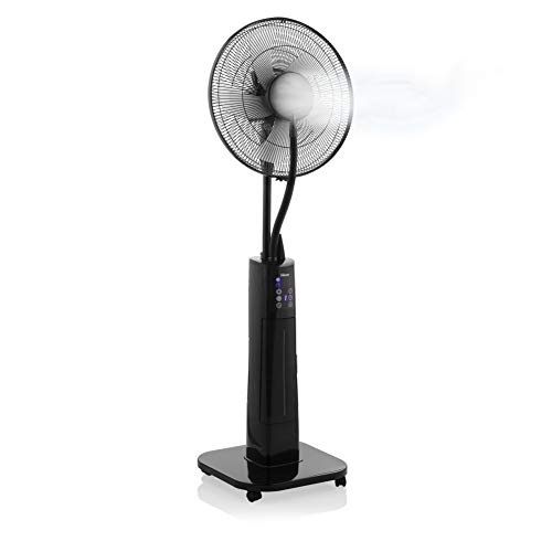 Tristar VE-5884 Ventilador Nebulizador, Función de Temporizador, Negro, 40 cm de diámetro/80 W de potencia