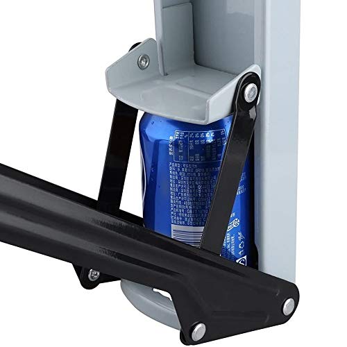 Trituradora de Latas de Aluminio/Abrebotellas de Acero 2 en 1,Trituradora de Latas Fácil Reciclador de La Trituradora de Latas de Montaje en Pared de Alta Resistencia,Latas de Cerveza de Aluminio.