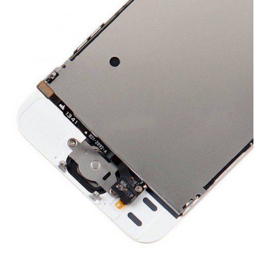 Trop Saint® Pantalla para iPhone SE Blanco - Kit de reparación LCD Completo - con Guía 5 lenguas, Superficie de Trabajo magnética, Herramientas y Film Protector Pantalla