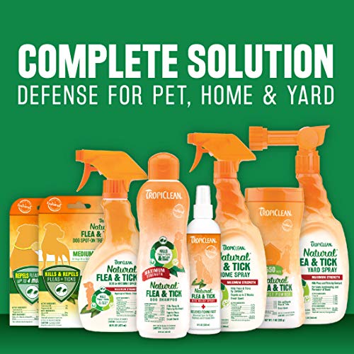 TROPICLEAN 0645095160026 - Flea and Tick Spray for Pets 473 ml