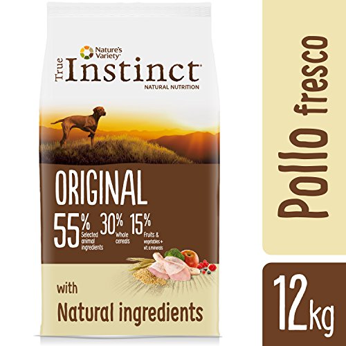 True Instinct Original Pienso para Perros Adultos Medium-Maxi con Pollo - 12 kg