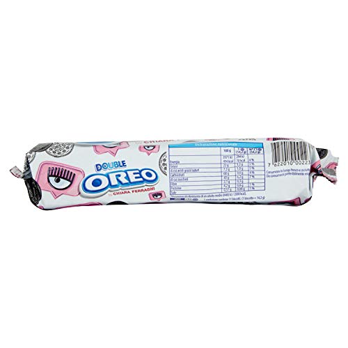 Tubo de Crema Doble Oreo - 8 Paquetes de 157 G