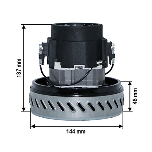 Turbina de aspiración 1100 W, 230 V, 1 etapa, para aspiradora en seco y húmedo