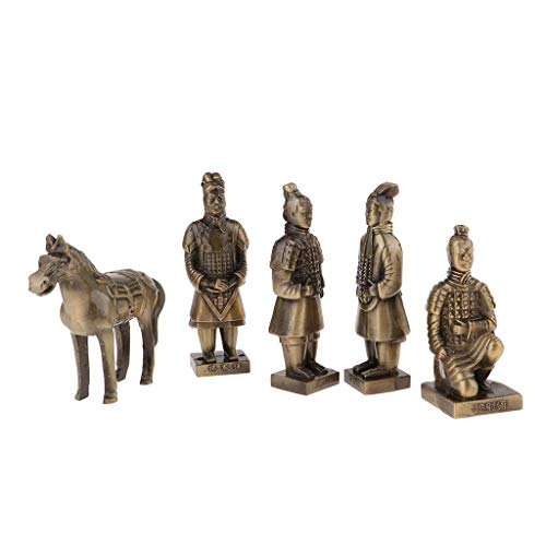 TWDYC Ejército de Terracota de Qin Guerreros de Terracota Figuras artesanías, Adornos de aleación, turísticos, Adornos Recuerdos