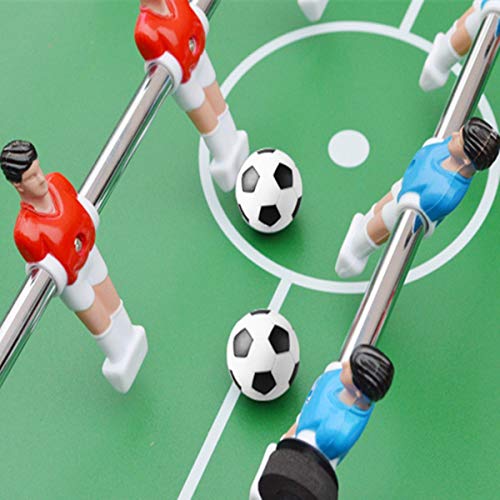 ULTNICE Pelotas para Futbolín Bolas del balompié de la tabla de 6PCS 32mm negro/bola blanca