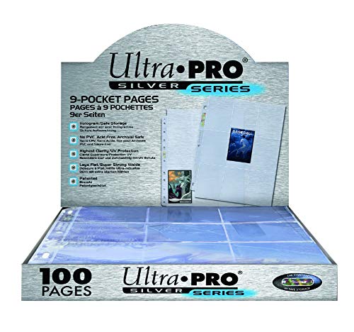 Ultra Pro-E-81442-E Hojas para Album de cartas, Color transparente, 1-pack (UPR81442)