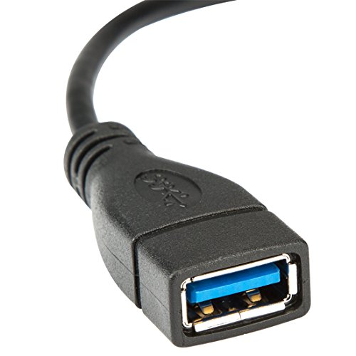 Ultratec Cable de datos para dispositivos móviles USB 3.0 con conector de 9 pines a conector USB A, 15 cm