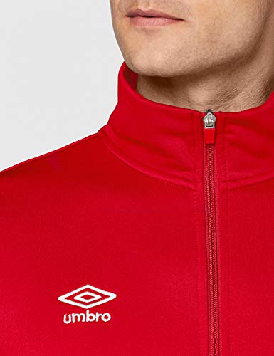 UMBRO Freedom Chaqueta, Hombre, Rojo, M