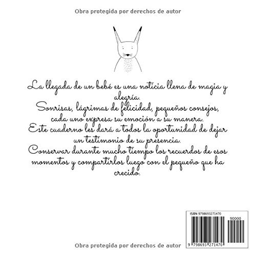 Un Bebe viene entre nosostros: Libro de visitas para guardar un largo recuerdo de reacciones, consejos, felicitaciones, deseos para el bebé. Para ... del embarazo, el baby shower, el bautizo.