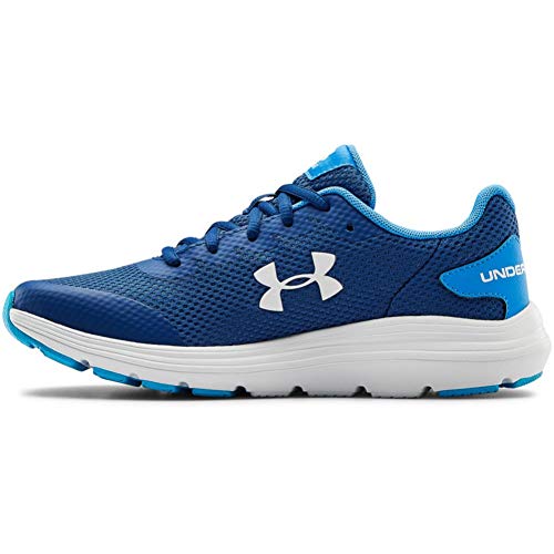 Under Armour Grade School Surge 2, Zapatillas para Correr de Carretera Unisex Niños, Azul Grafito/Azul Eléctrico/Gris Halo (403), 39.5 EU