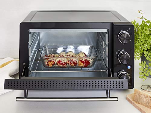 UNIVERSALBLUE Mini Horno Eléctrico de Sobremesa | Potencia 1300W | Capacidad 19L | Horno Pequeño