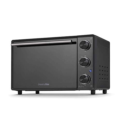 UNIVERSALBLUE Mini Horno Eléctrico de Sobremesa | Potencia 1300W | Capacidad 19L | Horno Pequeño