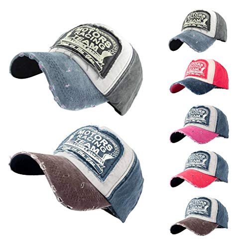 Use gorra de béisbol de la letra Mujeres Hombres lavable lienzo Patchwork Sombrero de Hip Hop Deportes Ocio de primavera y verano Beaums