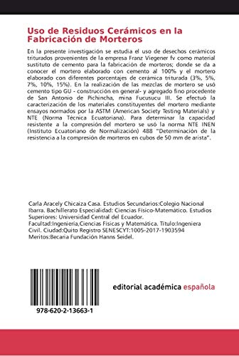 Uso de Residuos Cerámicos en la Fabricación de Morteros