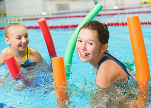 Uteruik - Palos de natación Huecos de Espuma para Piscina, flotadores EPE, natación, Ayuda al Agua, natación, Fideos y Juguetes para niños