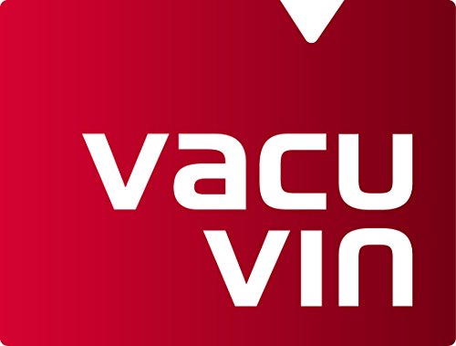 Vacu Vin 3885460-Enfriador, diseño Tapones Enfriador rápido para Botellas de Cava, plástico y Gel, Negro, cm