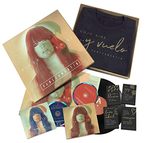 Vanesa Martín - Siete Veces Sí (Caja Deluxe Firmada: Cd Digipack + Cd En Acústico Con 5 Temas De Regalo + Lp + 4 Imanes Con Frases De Vanesa + Camiseta XL Chico) [Vinilo]