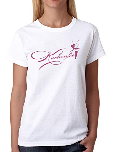 VanVerden – Camiseta unisex para mujer, diseño de hada de la cocina, regalo para mamá, día de la madre Blanco XXXXXL